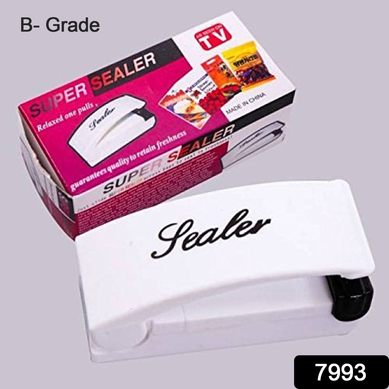 Wukusy B Grade multifunctional household mini portable sealer for sealing food and household items, compact and easy to use.
