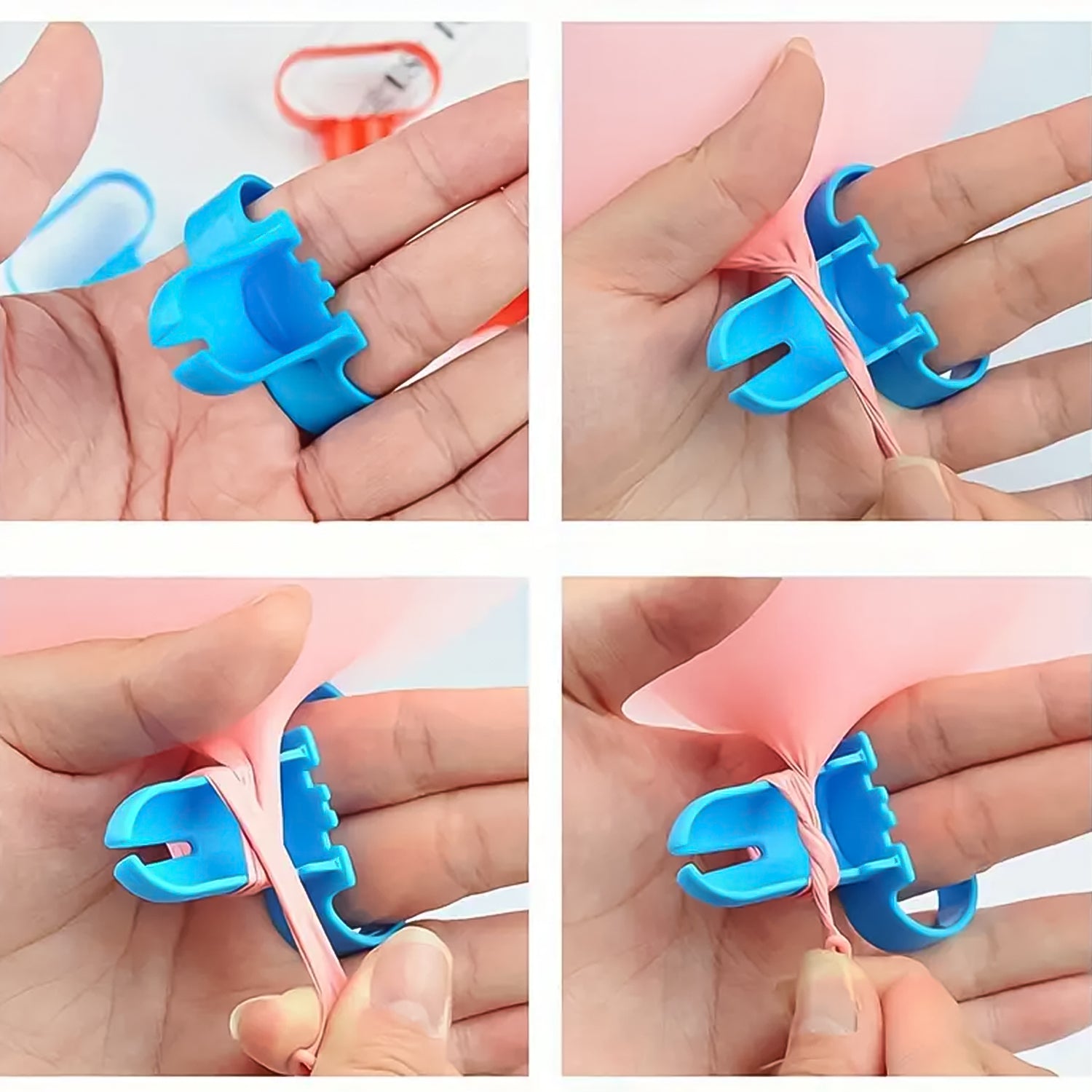 Wukusy balloon tying tool device accessory set with five pieces for home improvement and easy balloon decoration.