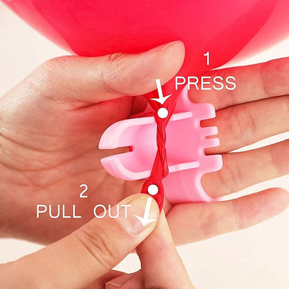 Wukusy balloon tying tool device accessory set, 5-piece home improvement kit for easy balloon decoration and craft projects