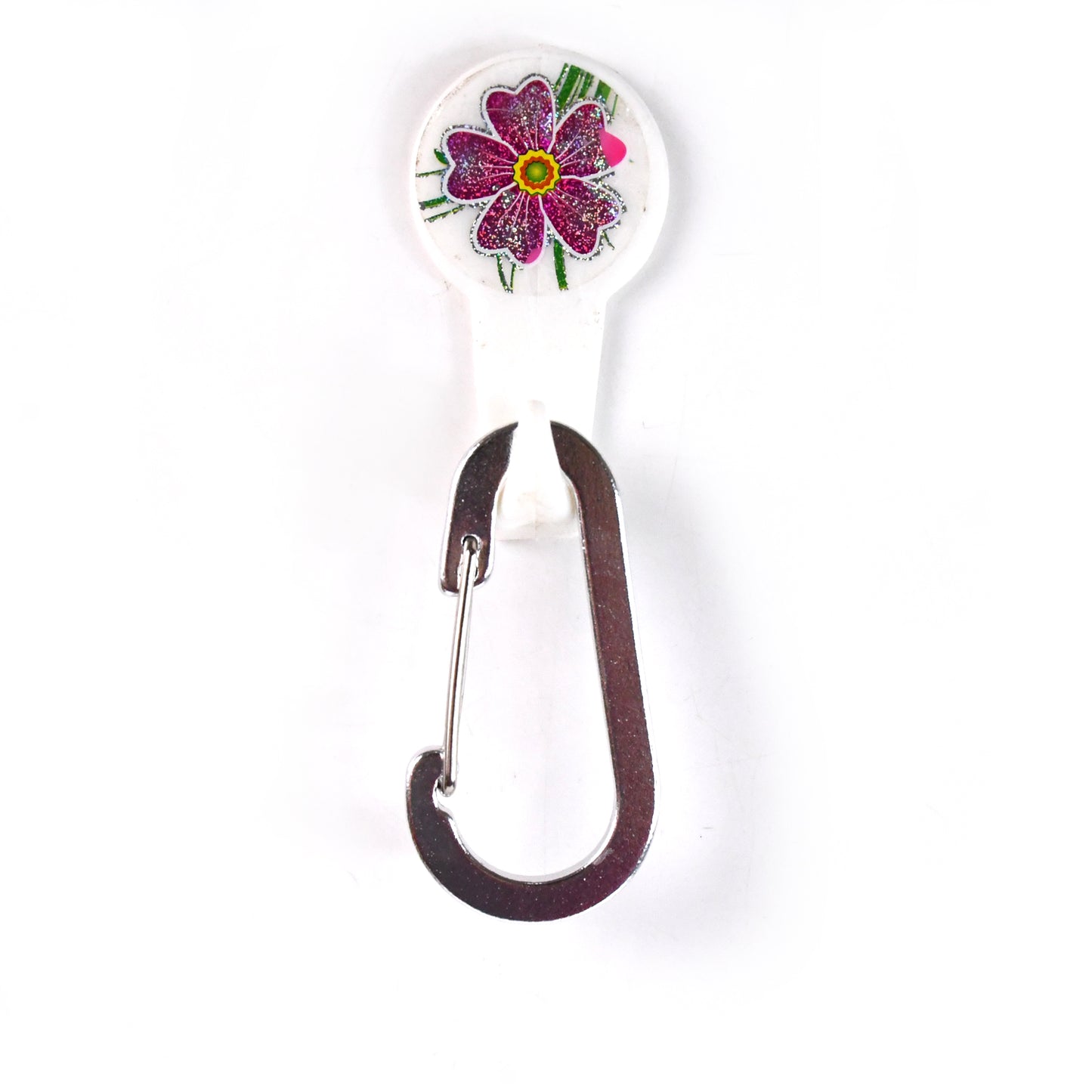 Wukusy big snap hook clasp with loop for belts and keychains, durable metal home improvement accessory, one piece