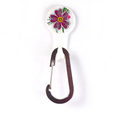 Wukusy big snap hook clasp with loop for belts and keychains, durable metal home improvement accessory, one piece