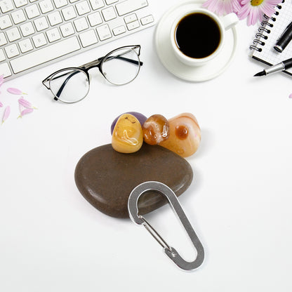 Wukusy Big Snap Hook Clasp with Loop, versatile keychain and belt loop accessory for home improvement projects.