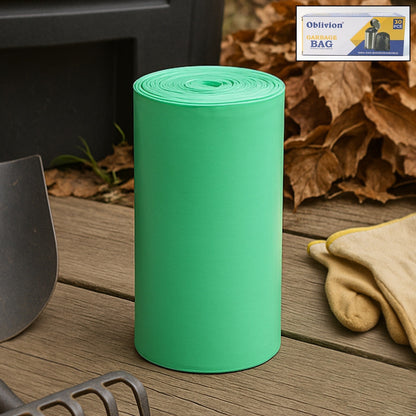 Wukusy eco-friendly biodegradable garbage trash bag roll in mixed colors, 24x32 cm, for home improvement waste disposal.