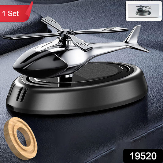 Wukusy car dashboard perfume diffuser with rotating blades, decorative home improvement accessory for freshening car interior