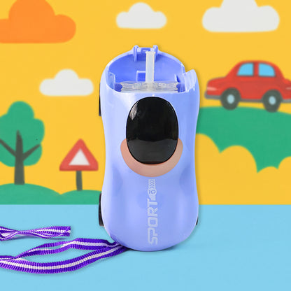 Car-shaped water bottle with built-in straw, 280ml, by Wukusy, designed for convenient hydration and home improvement use.