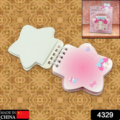 Wukusy Cartoon Mini Personal Diary with printed fancy pages, multi-shape cartoon covers, pocket-sized travel notebook for personal use.
