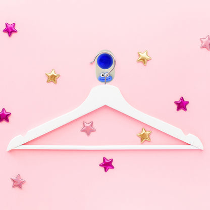 Colorful cartoon ball-shaped hook by Wukusy, self-adhesive for home improvement, perfect for hanging lightweight items.