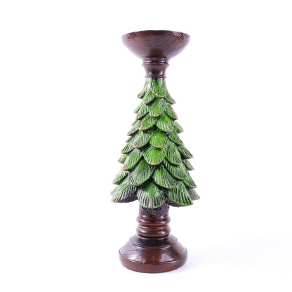 Wukusy Christmas tree candleholder decorative candlestick for home improvement, featuring festive design for holiday decor.