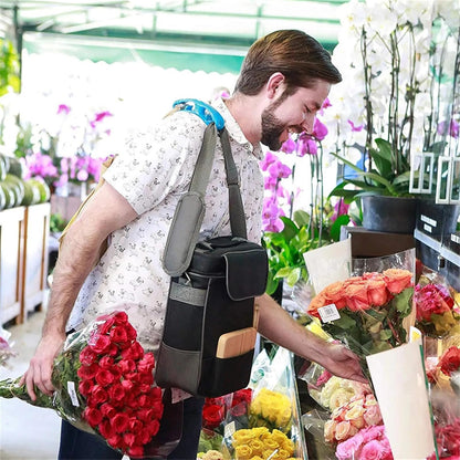 Wukusy Click Carry Grocery Bag Holder in multiple colors, a convenient home improvement tool for organizing shopping bags.