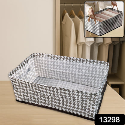 Wukusy cloth storage baskets for closet organization, soft fabric bins in neutral colors, ideal for home storage solutions