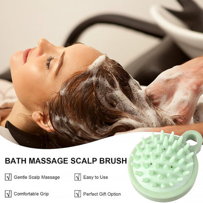 Wukusy scalp massage brush and hair comb for shower, portable, washable, designed to effectively remove loose short hair and massage scalp.