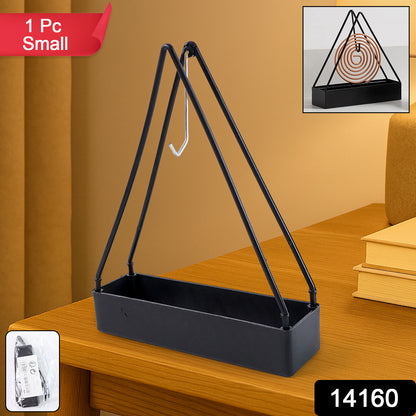 Wukusy compact triangle mosquito coil stand for home improvement, holding mosquito coils securely in a modern triangle design.