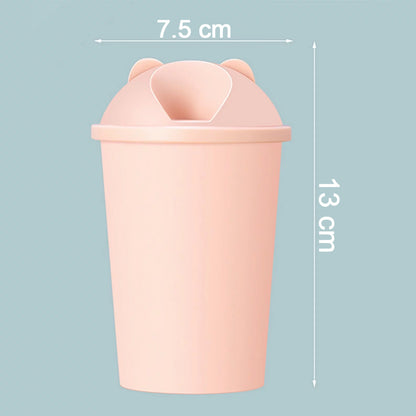 Wukusy cute bear-shaped USB humidifier cup with multicolor light for home improvement and moisture control.