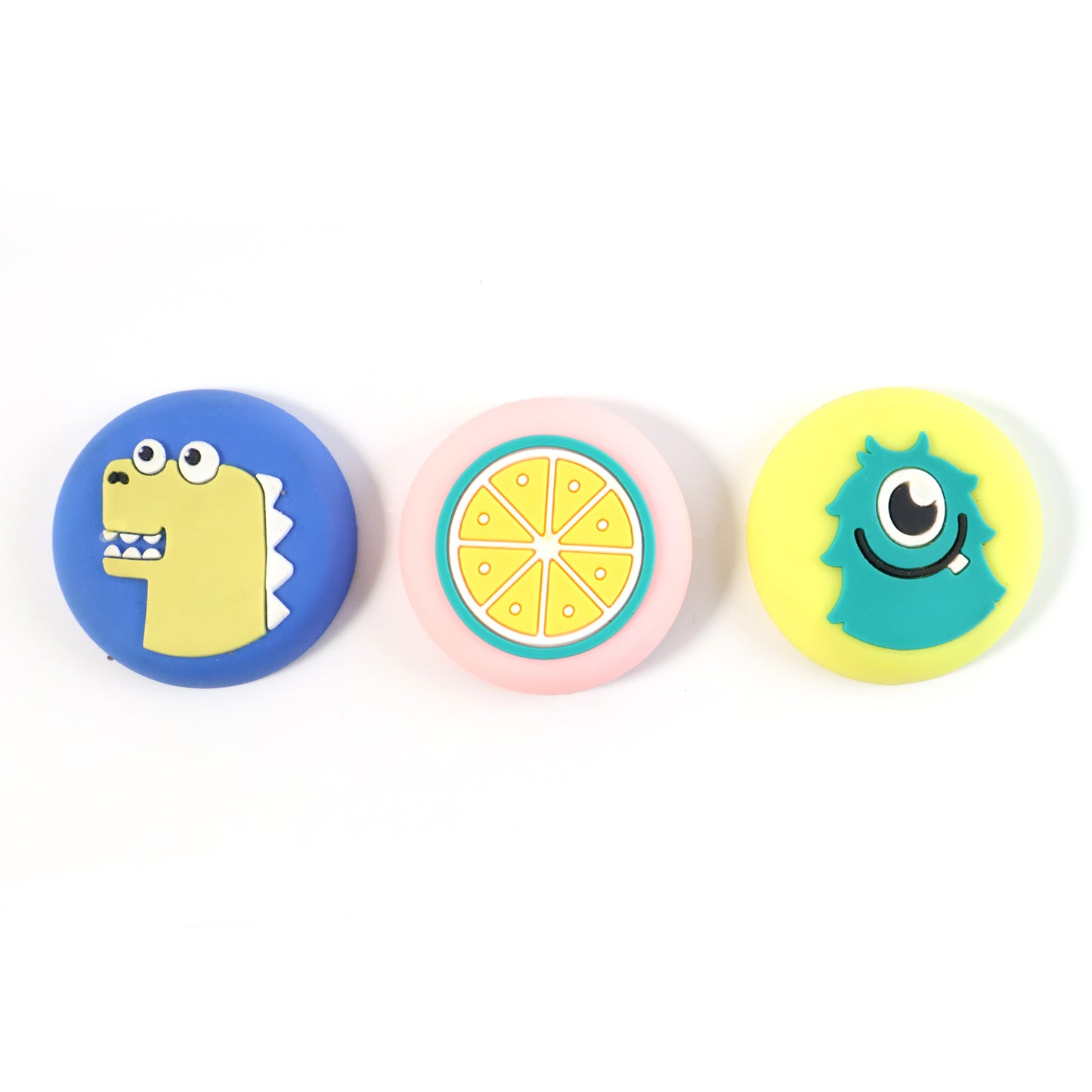 Cute cartoon fruit design Wukusy wall door stopper bumper in mix design, ideal for home improvement and door protection.