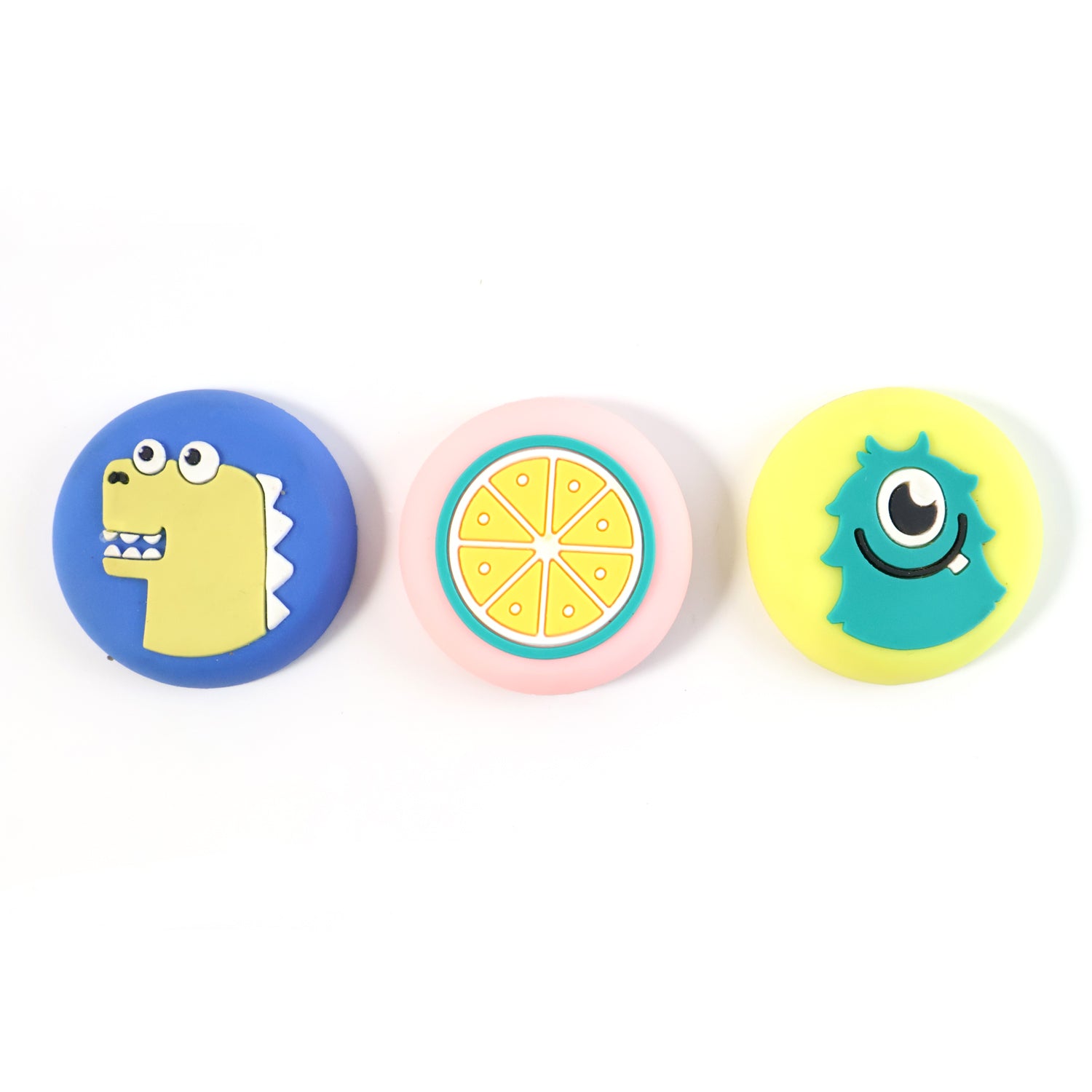 Cute cartoon fruit design Wukusy wall door stopper bumper in mix design, ideal for home improvement and door protection.