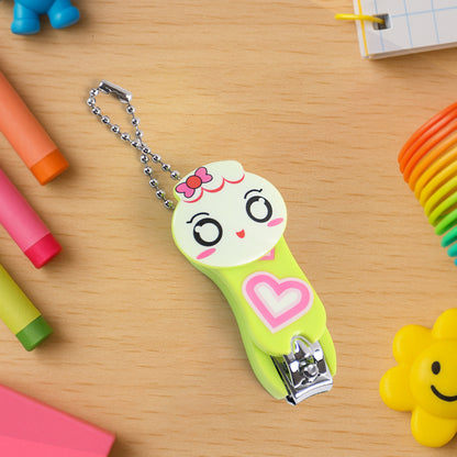Cute cartoon nail clipper from Wukusy featuring a small cat, bear, or frog design, ideal for home grooming.