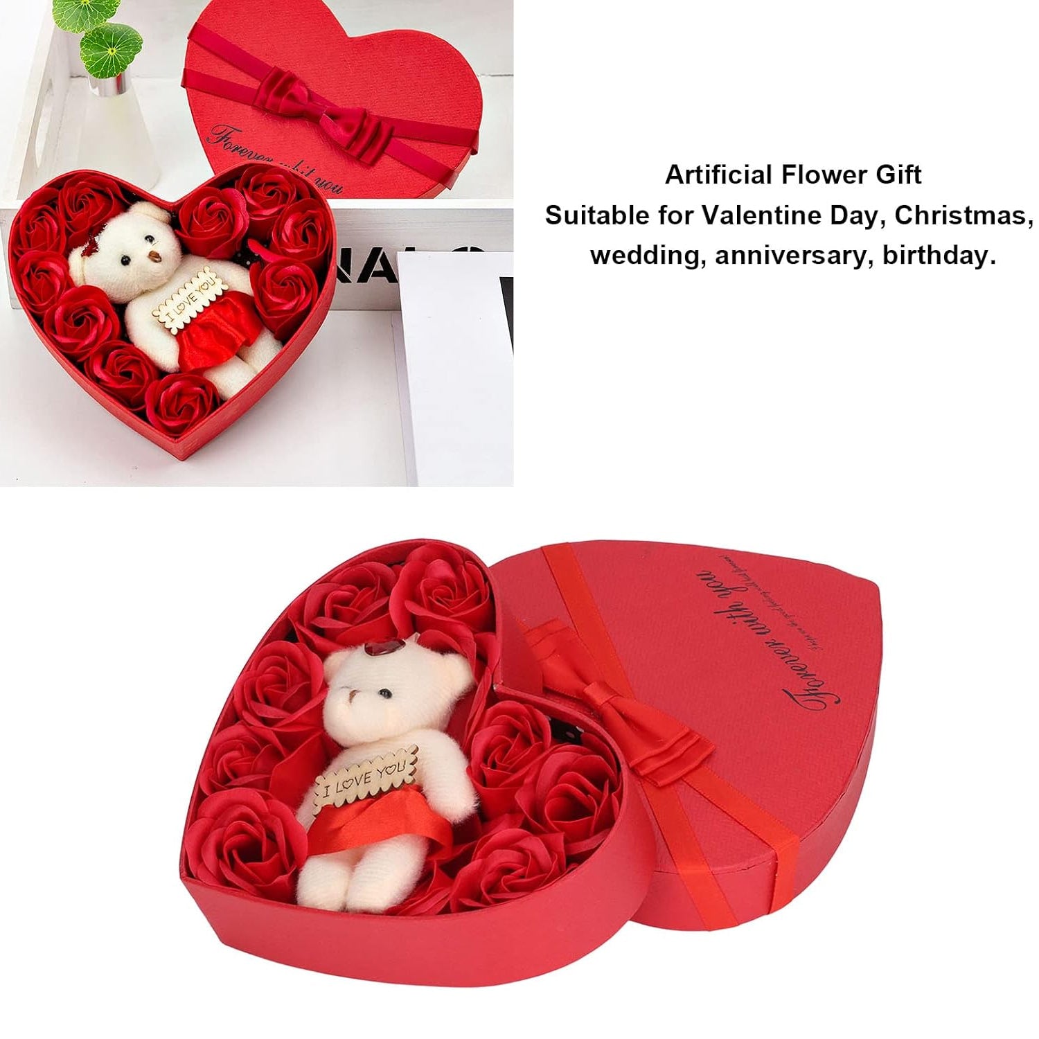 Wukusy decorative gift for occasions like Valentine’s Day, suitable for home improvement and festive decoration.