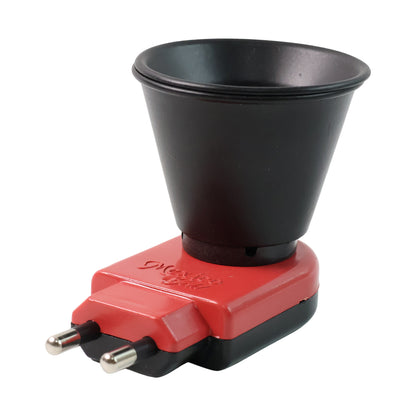 Wukusy electric Kapoor Dani camphor diffuser for home improvement, black ceramic design with a cord for easy use.