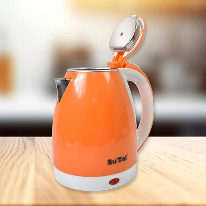 Wukusy electric kettle with boil dry protection and auto-shut off, 2-liter capacity, 1500-2000W, ideal for home improvement.