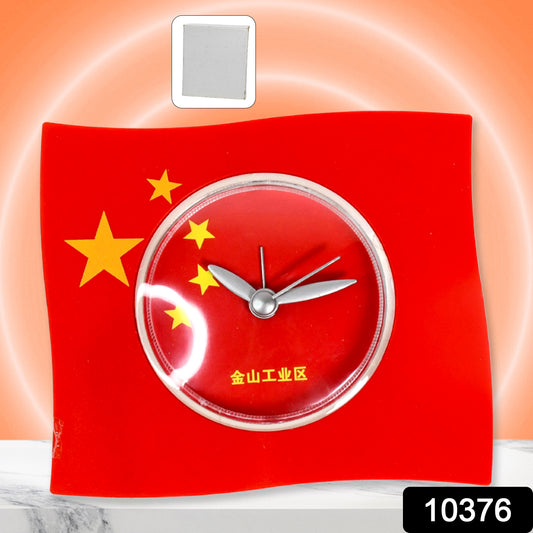 Wukusy elegant desk clock watch with alarm system, stylish and functional timepiece for home workspace decor.
