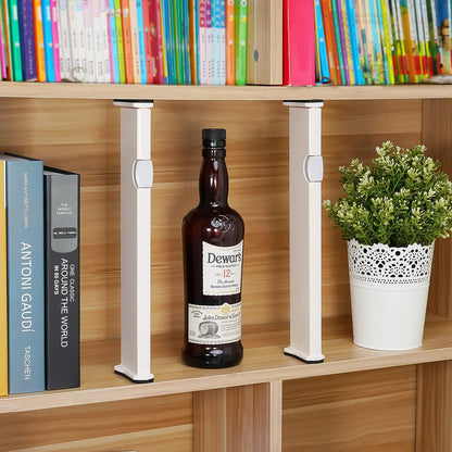 Wukusy expandable drawer dividers for home and office, adjustable for organizing drawers in kitchen or desk drawers.