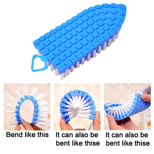 Wukusy flexible plastic cleaning brush for kitchen and bathroom cleaning, designed for versatile home improvement tasks.