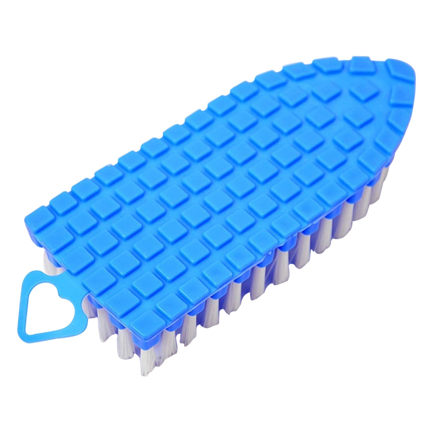 Wukusy flexible plastic cleaning brush for kitchen and bathroom cleaning, with ergonomic handle and durable bristles.