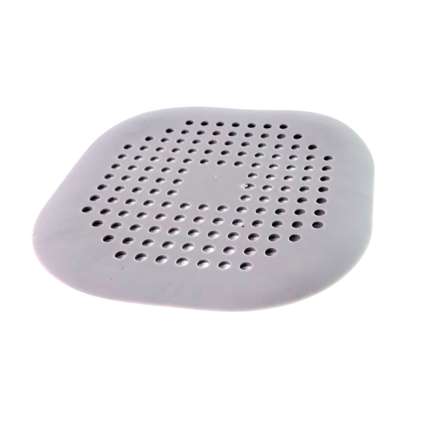 Flexible silicone drain cover strainer from Wukusy, designed to catch debris and prevent clogs in kitchen or bathroom drains.