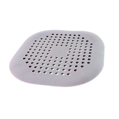 Flexible silicone drain cover strainer from Wukusy, designed to catch debris and prevent clogs in kitchen or bathroom drains.