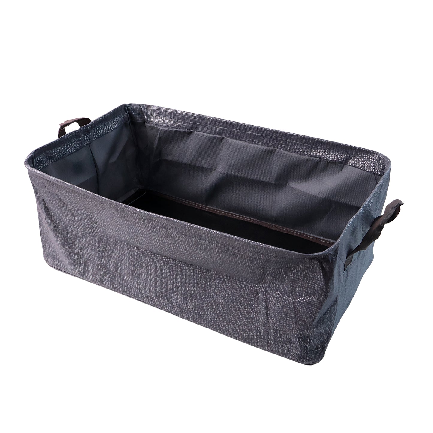 Foldable cloth storage organizer bag with handles, Wukusy home improvement, 46x27cm, ideal for closet or storage use
