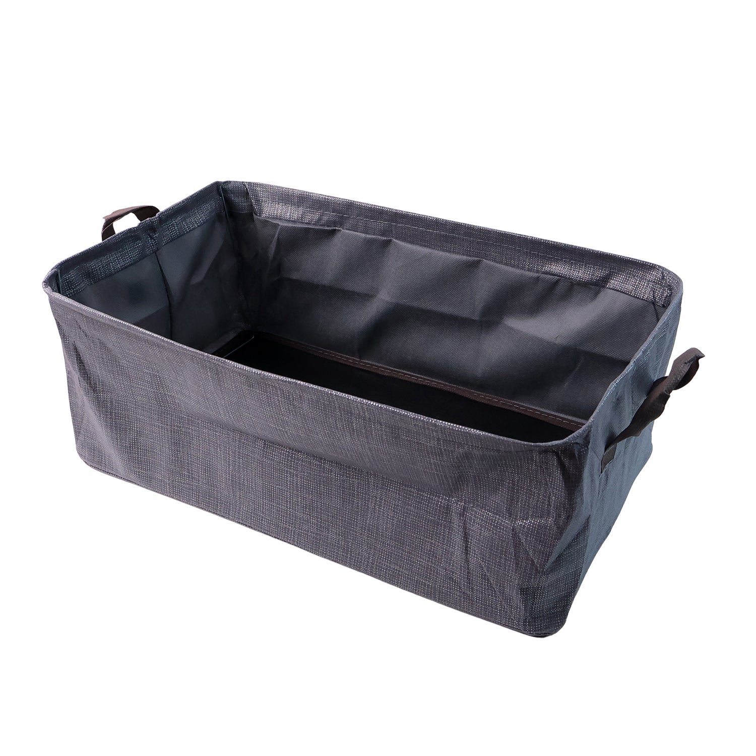 Foldable cloth storage organizer bag with handles, Wukusy home improvement, 46x27cm, ideal for closet or storage use