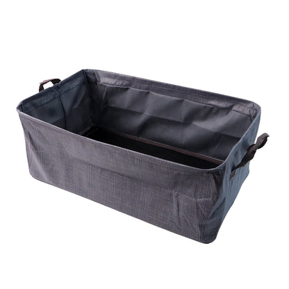 Foldable cloth storage organizer bag with handles, Wukusy home improvement, 46x27cm, ideal for closet or storage use