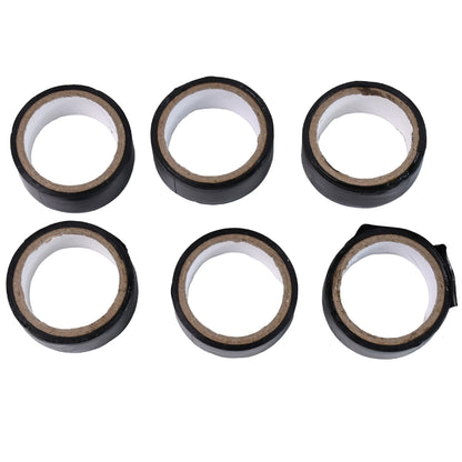 Set of six Wukusy all-purpose PVC electrical tapes for home improvement projects, featuring colorful, flexible insulation.