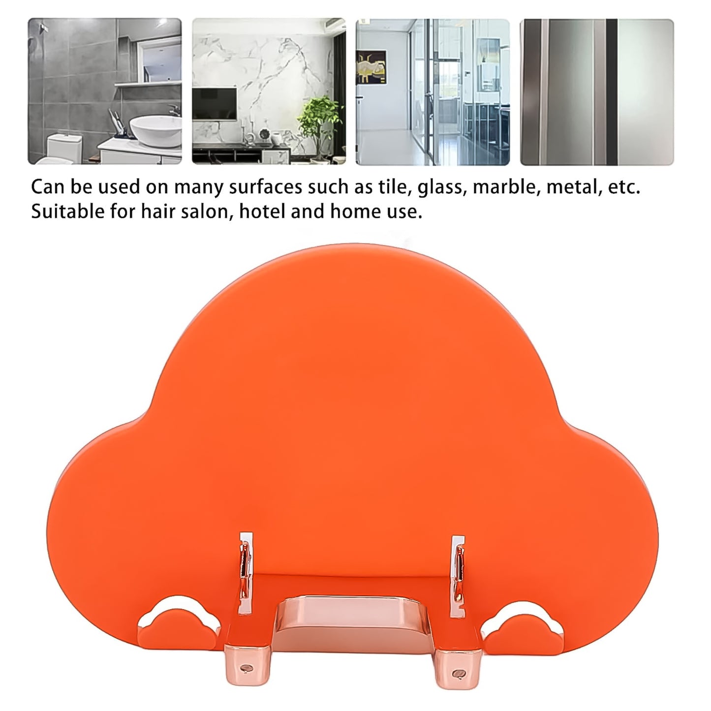 Wukusy hair dryer holder stand frame for organized storage, made of durable material, suitable for home improvement.