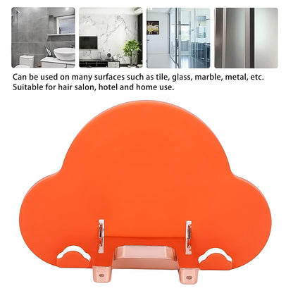 Wukusy hair dryer holder stand frame for organized storage, made of durable material, suitable for home improvement.