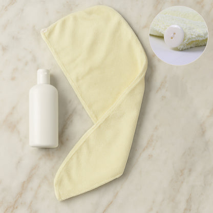 Wukusy hair drying towel wrap cap for women, small size, soft microfiber, ideal for quick hair drying after shower.