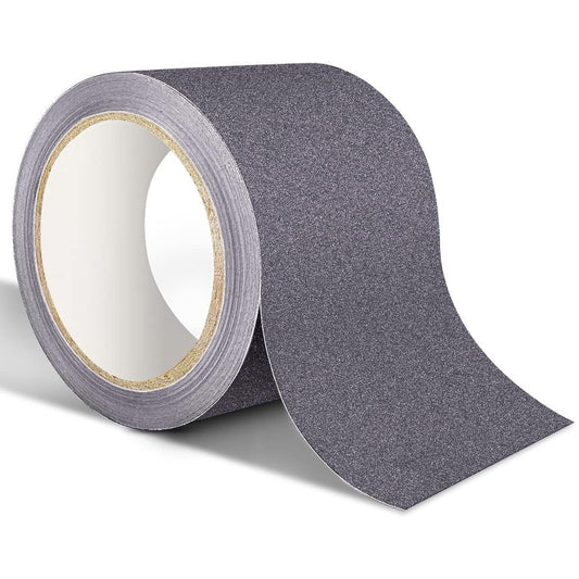 Heavy duty Wukusy anti-slip safety grip tape roll, 5 cm x 5 m, for improved grip on stairs, floors, and surfaces in home improvement projects.
