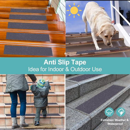 Wukusy heavy-duty anti-slip safety grip tape roll, 5 cm x 5 m, suitable for home improvement, with textured surface for added grip.