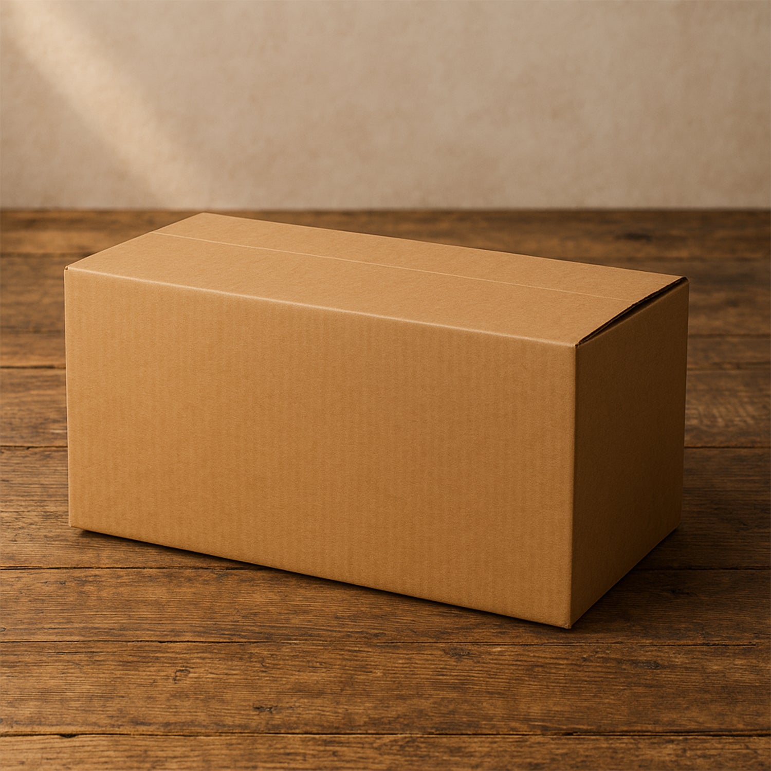 Heavy-duty brown packing box by Wukusy, 20x37x20 cm, designed for secure product shipping and home improvement tasks.