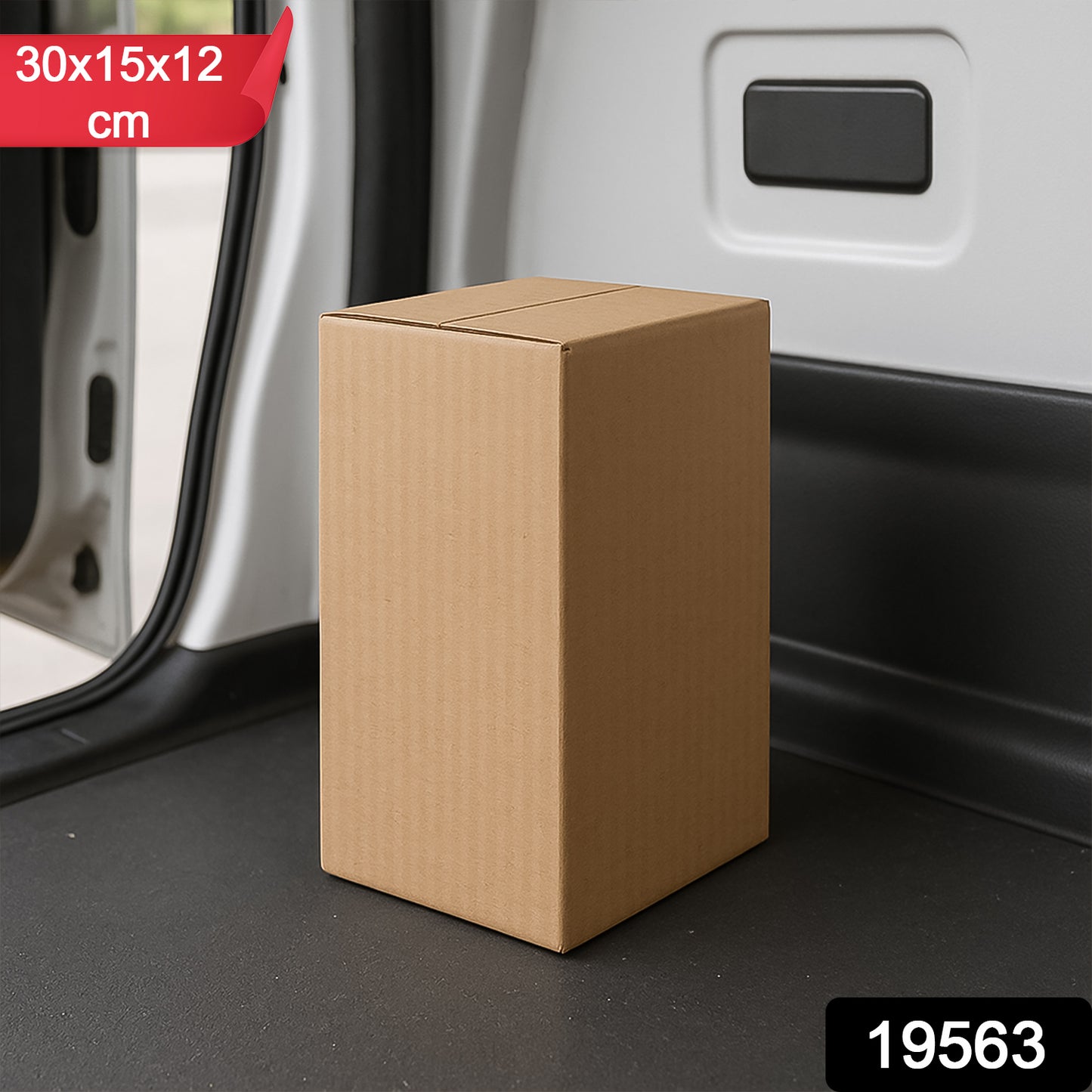 Heavy-duty brown packing box by Wukusy, 30x15x12 cm, ideal for product packaging in home improvement projects.