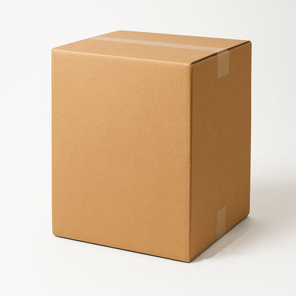 Heavy-duty brown packing box by Wukusy, 52x46x32 cm, ideal for product shipping and storage in home improvement projects.
