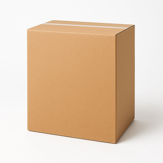 Heavy-duty brown packing box by Wukusy, 68x56x38cm, ideal for product packaging and shipping in home improvement projects.
