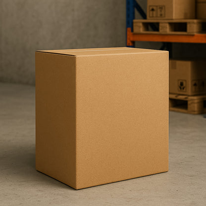 Heavy-duty brown packing box from Wukusy for product shipping, measuring 68x56x38cm, ideal for home improvement packaging.