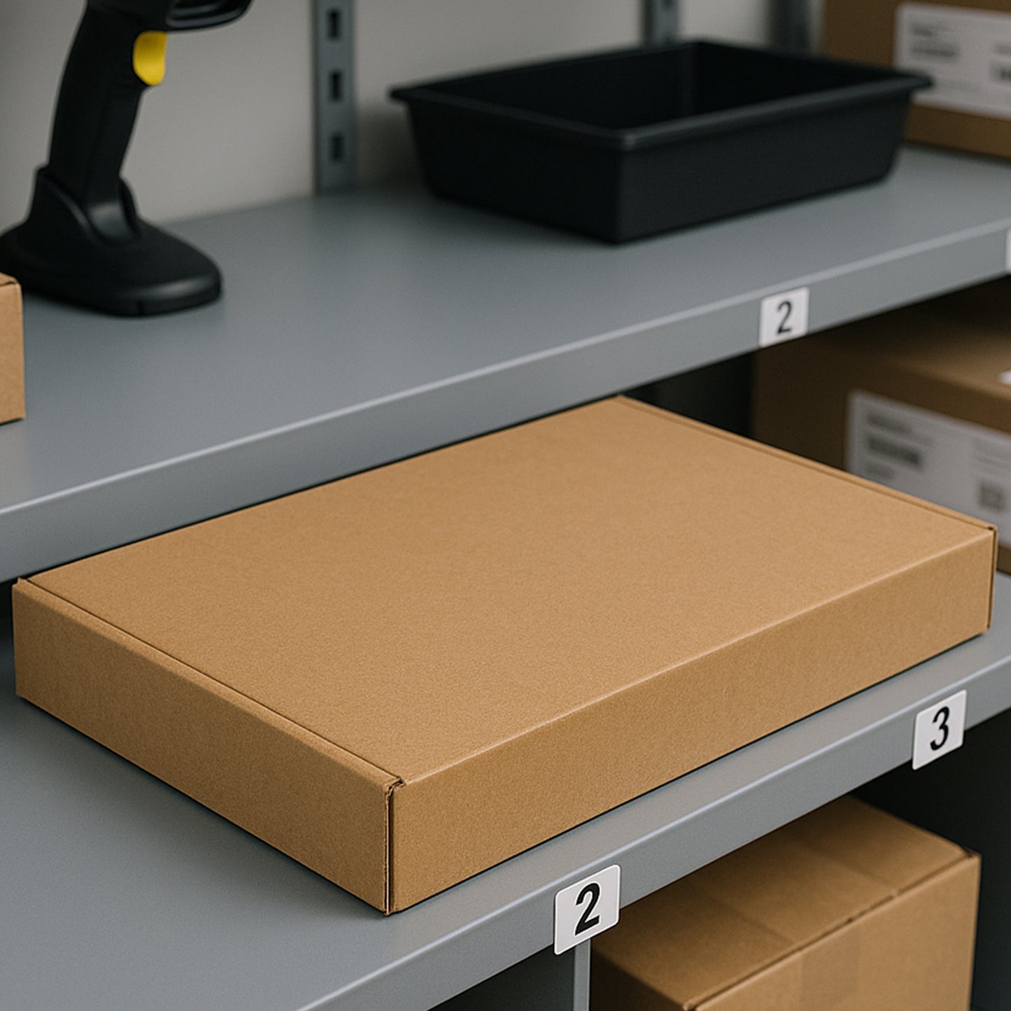 Heavy-duty brown packing box by Wukusy, 7x61x42 cm, ideal for product shipping and storage in home improvement projects.