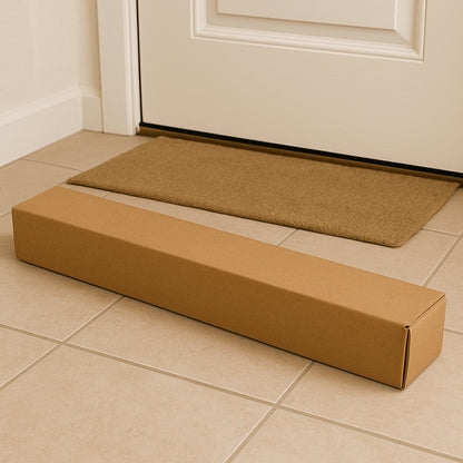 Heavy-duty brown packing box by Wukusy, 7x66x9 cm, ideal for product packaging and home improvement tasks.