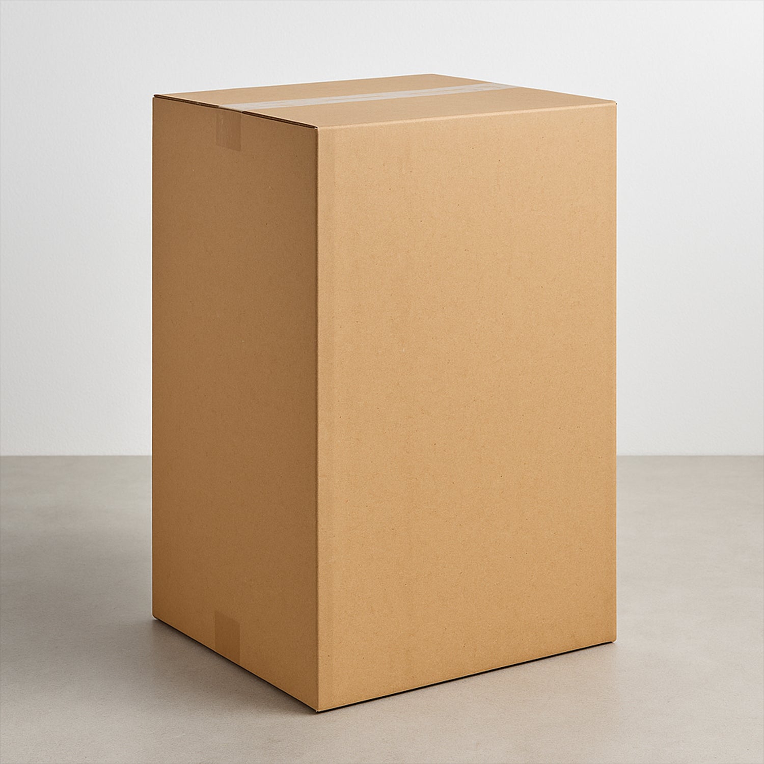Heavy-duty brown packing box by Wukusy, 80x60x45cm for product shipping and storage, sturdy home improvement packaging solution.