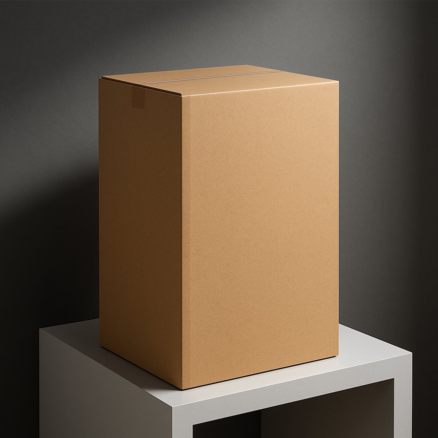 Heavy-duty brown packing box by Wukusy, 80x60x45cm, ideal for home improvement product shipping and storage.
