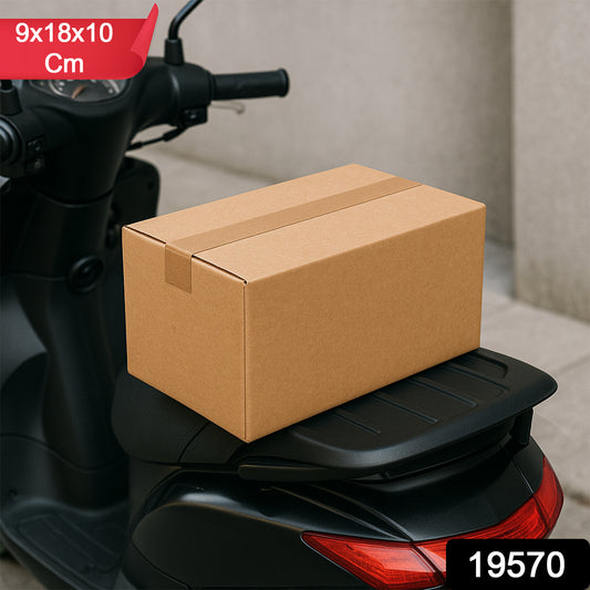 Heavy-duty brown packing box by Wukusy for product shipping, measuring 9x18x10 cm, ideal for home improvement packaging.