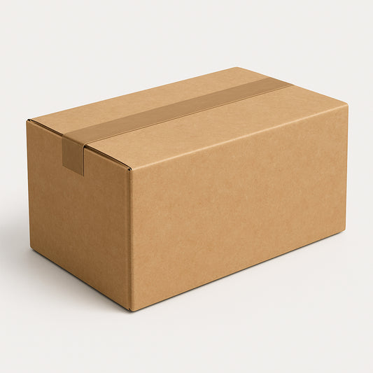 Heavy-duty brown packing box by Wukusy, 9x18x10 cm, ideal for product packaging in home improvement projects.