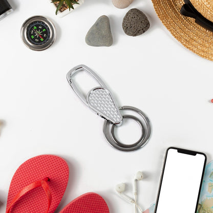Wukusy heavy-duty key holder keychain with mixed design, durable metal keychain for home improvement and everyday use.